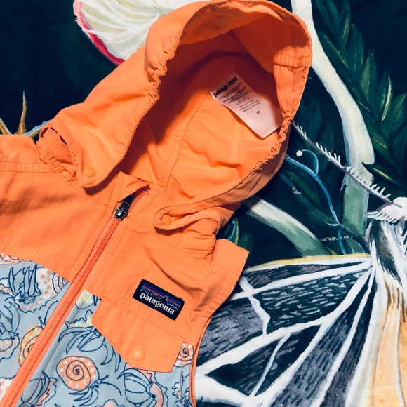 SOLD Patagonia Toddler Girl Spring Vest With Hood Size 4 EUC - Picture 2 of 6